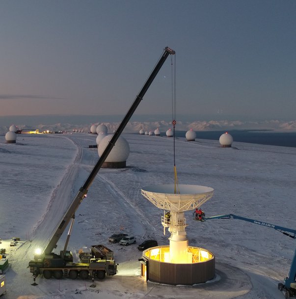 SAFRAN FOURNIT SES ANTENNES ORION 1100 À KONGSBERG SATELLITE SERVICES POUR ÉTENDRE LE RÉSEAU DE STATIONS SOL DE LA NASA